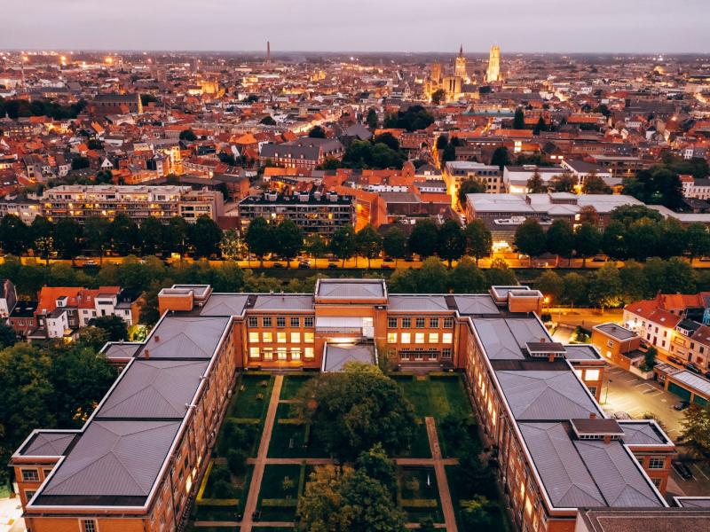 Campus Coupure_evening_drone